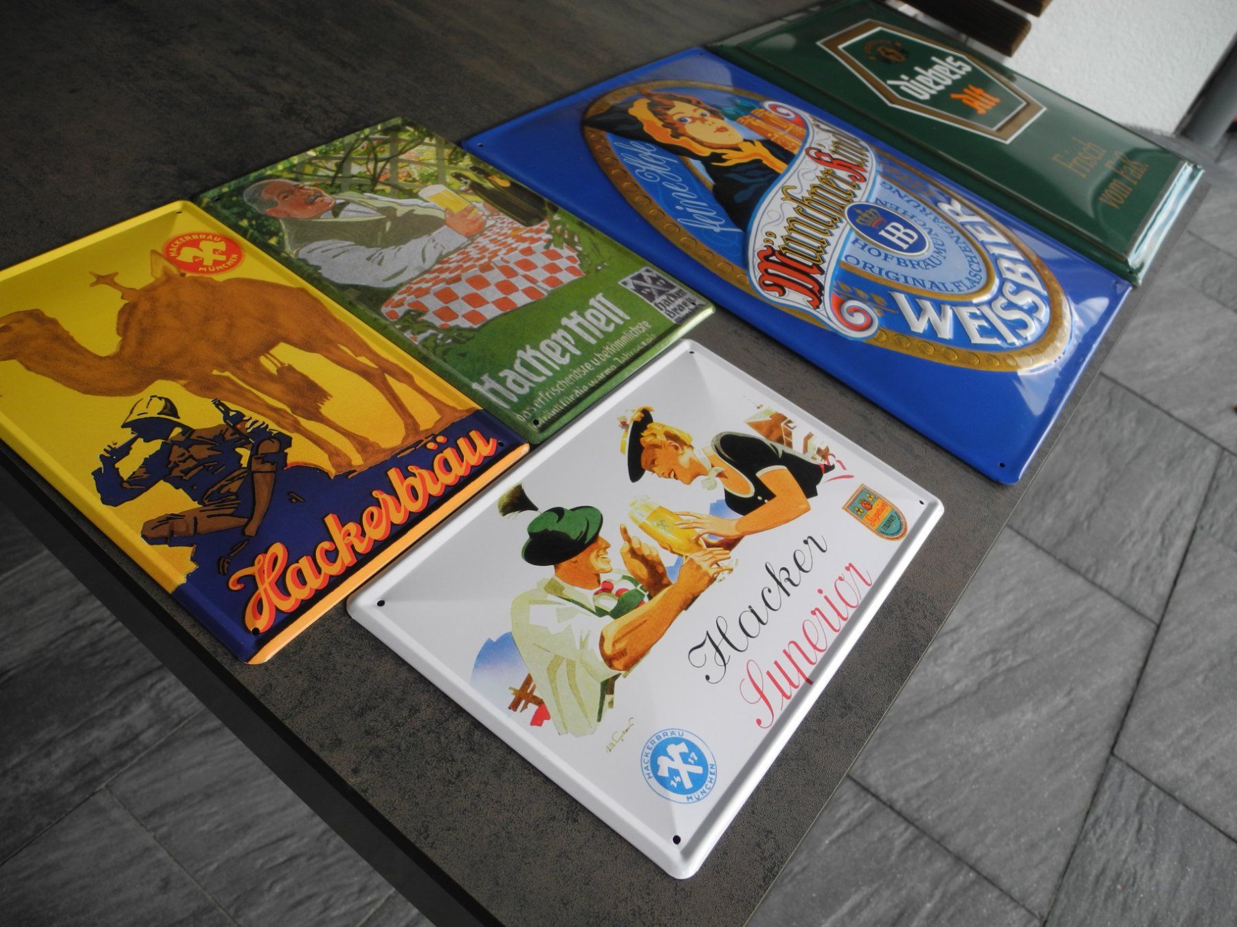 Schilder: 5 BIERSCHILDER – Gebraucht aus Reinach AG von Huckleberrysix 5