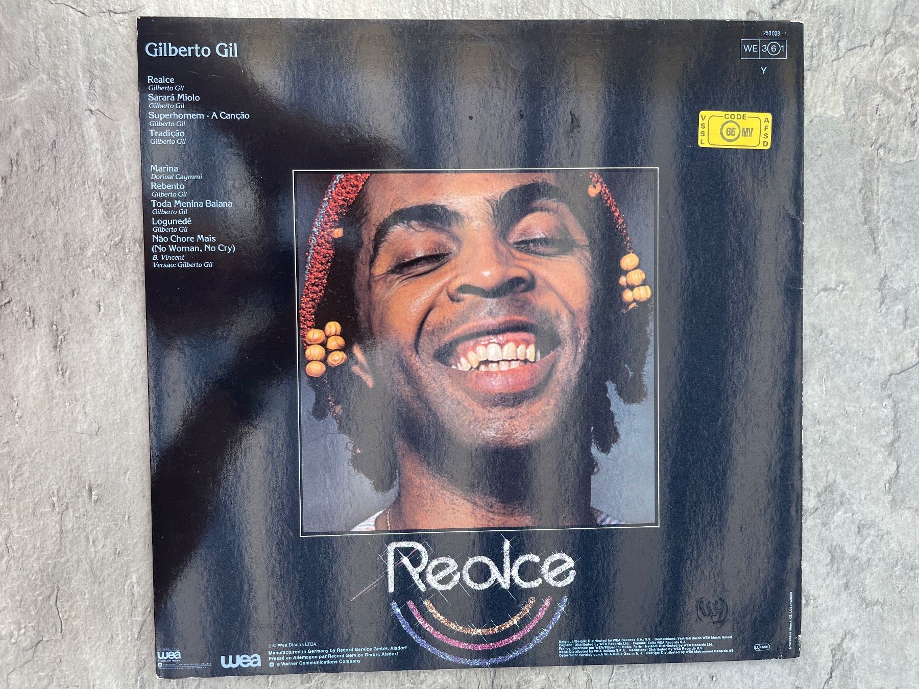 Dischi in vinile: A453/Gilberto Gil - Realce – Usato da Frutigen venduto da Philippe_jsp 1