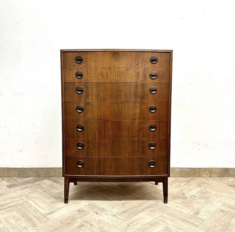 Cassettiere: Mid Century swedish Highboard / Kommode – Usato da basel venduto da vintory.ch