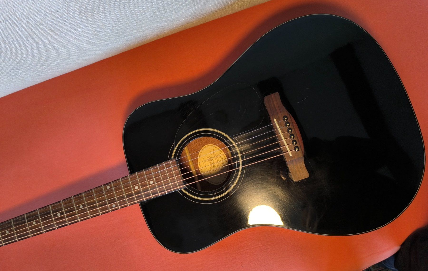 Fender Strumenti musicali: Fender Western-Gitarre CD-60 blk – Usato da Feusisberg venduto da Kicki355 2