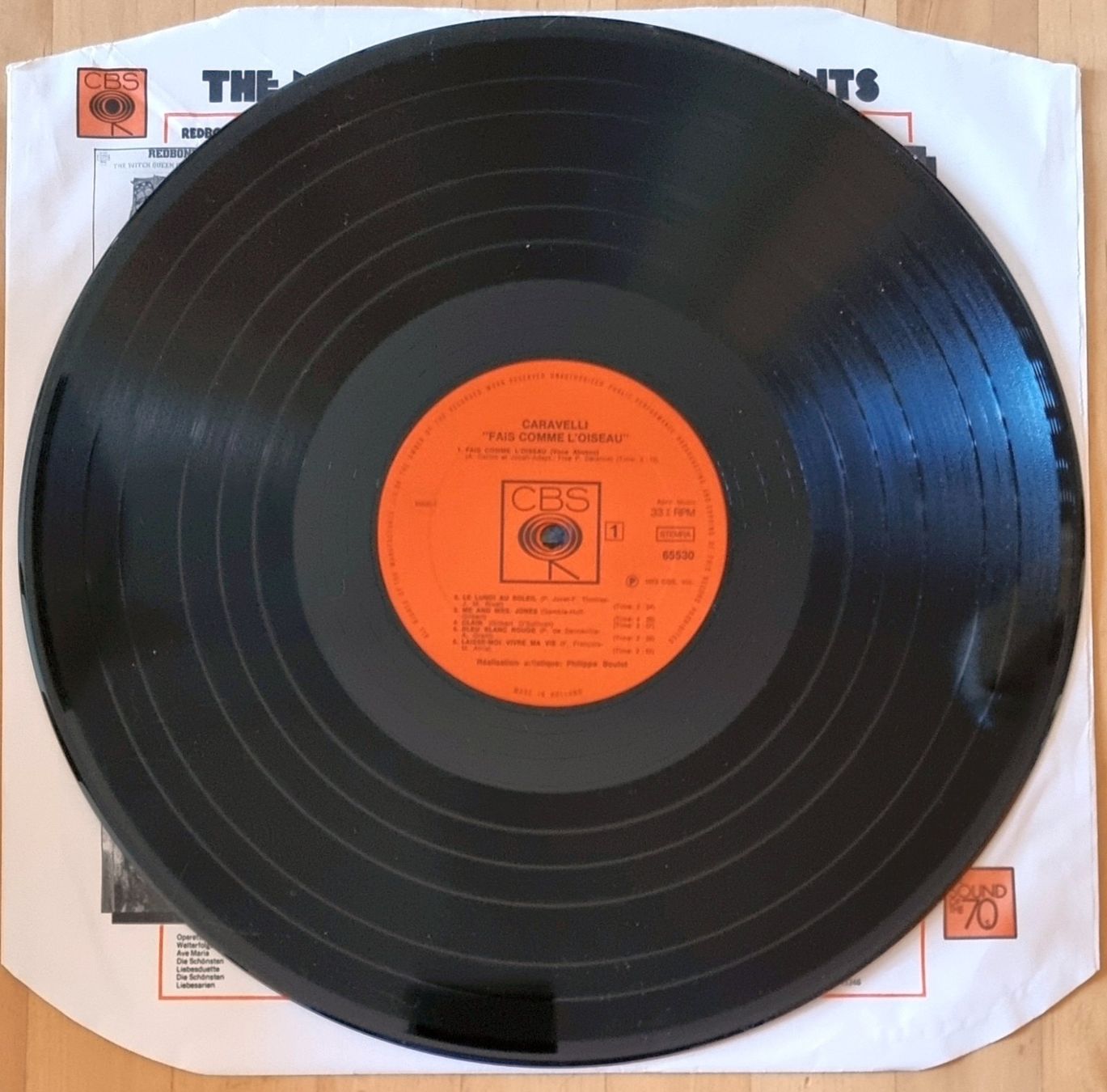 Dischi in vinile: LP Caravelli "Fais Comme L'Oiseau" (1973) Originalpressung – Usato da Luzern venduto da Frizzz 4