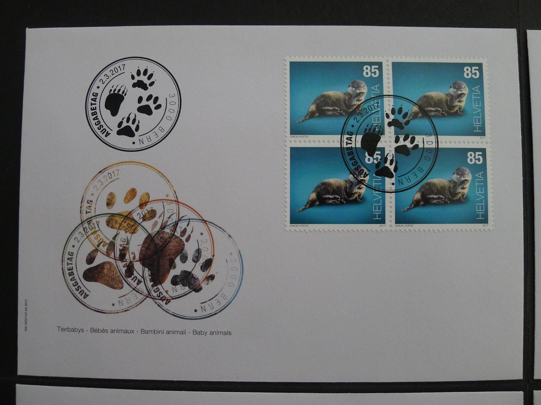 Tutti i francobolli: 2017 Nr.1624-1627 im 4er Block auf FDC – Usato da Dagmersellen venduto da wyss1982 1