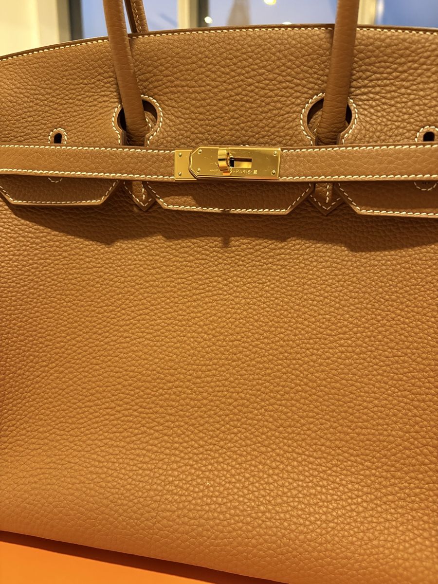 Hermès Borse da donna: Hermes Birkin 35 gold retourne – Nuovo (secondo la descrizione) da Kilchberg ZH venduto da cruella 1