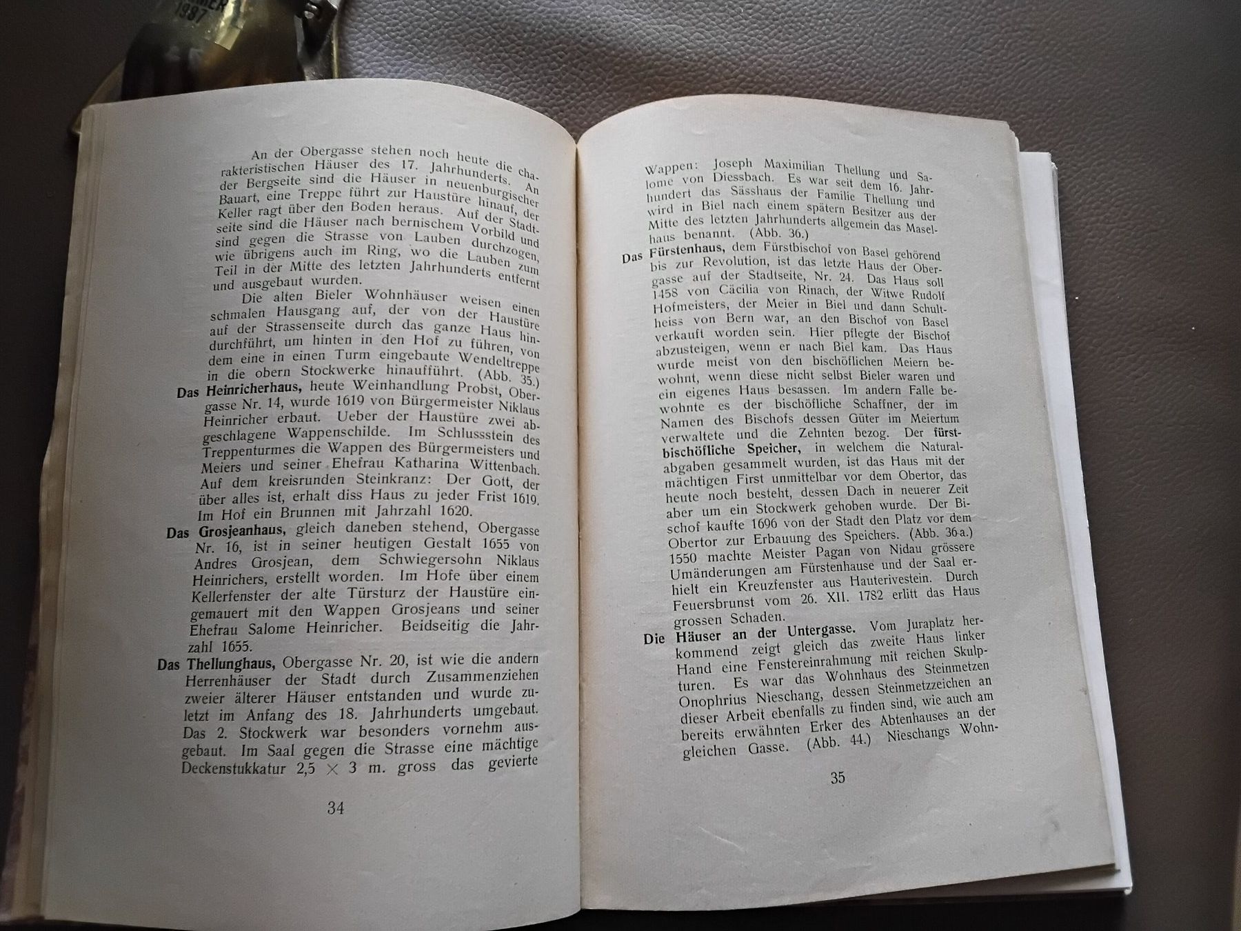Libri: Biel/ Bienne ein Führer , Buch 1922 – Usato da Biel/Bienne venduto da taki25 3