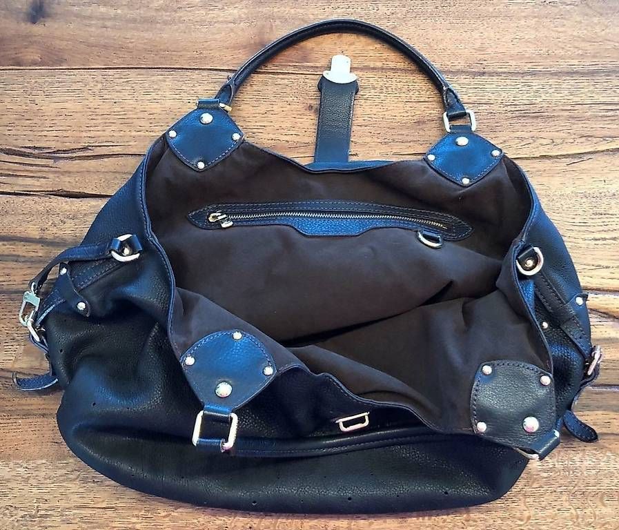Taschen für Damen: Louis Vuitton Mahina L Noir – Gebraucht aus Pully von Occasions-luxe.Golay 3