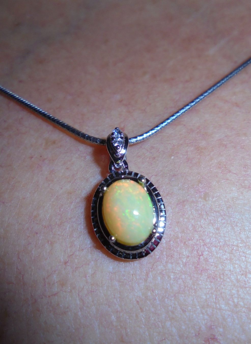Anhänger: Echtschmuck: Welo-Opal Silberanhänger – Neu (gemäss Beschreibung) aus Zuchwil von maumauchi 7