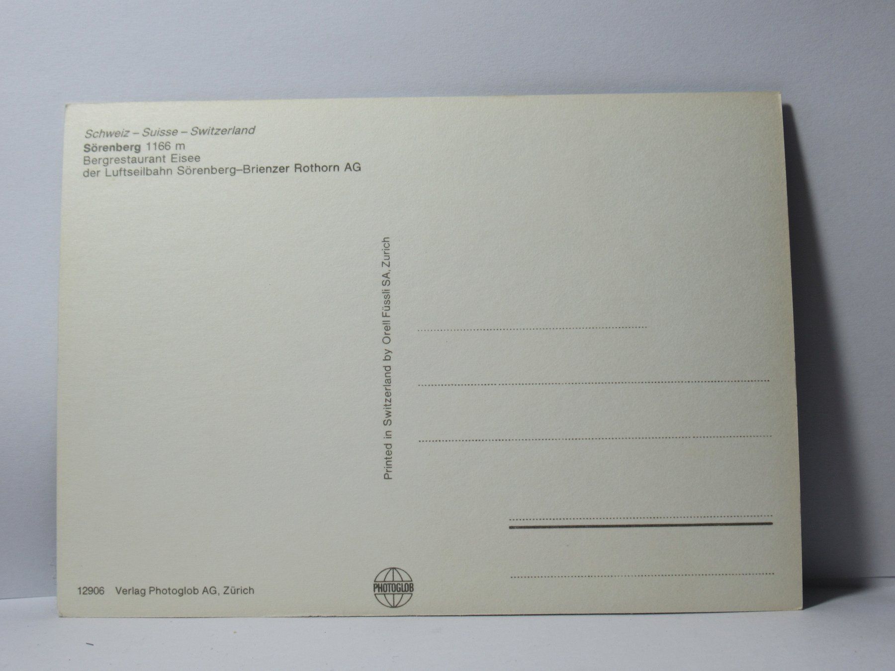 Cartoline postali: Bergrestaurant Eisee – Nuovo (secondo la descrizione) da Grenchen venduto da Bluemchen1900 2