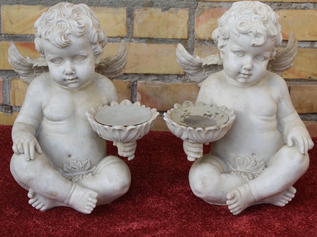 Statuette: 2 ENGEL ENGELSFIGUREN – Usato da Wauwil venduto da Pneuedy 2