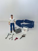 Schleich Tierarzt mit Zaun