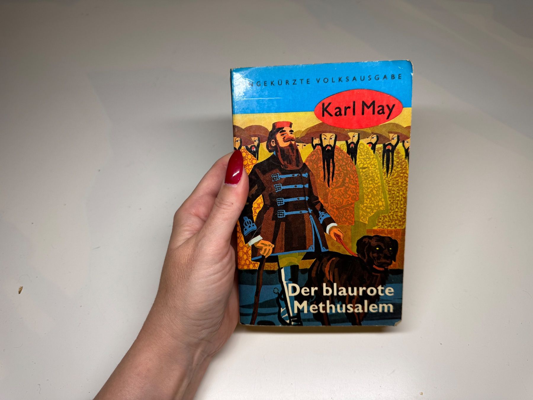 Libri: ROMAN: Karl May, Der blaurote Methusalem – Usato da Grosswangen venduto da Kleine.Knoepfe