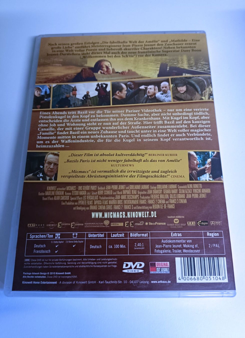 Alle DVDs: DVD MICMACS - UNS GEHÖRT PARIS mit DANY BOON – Gebraucht aus Köniz von Movieportal007 1