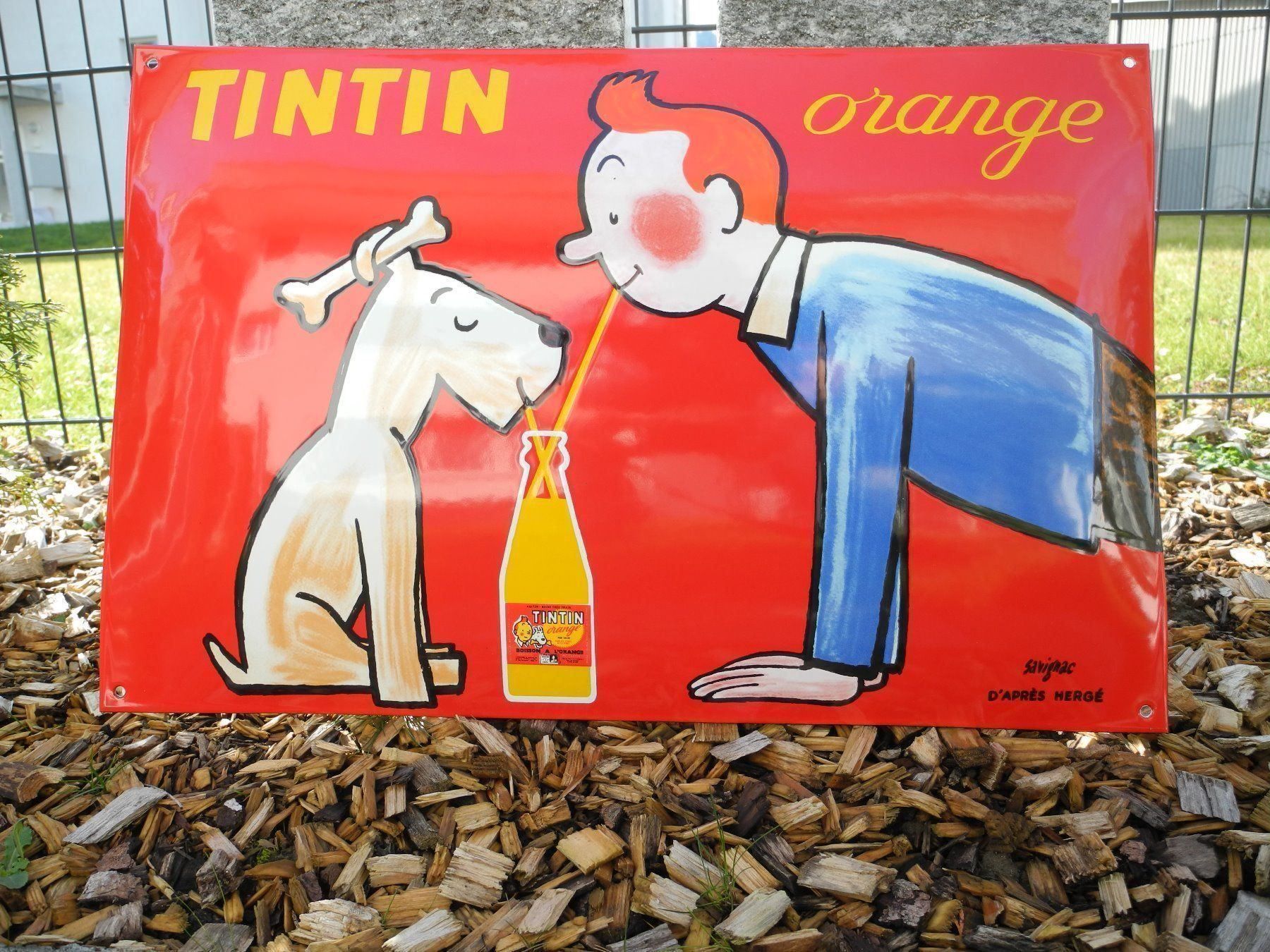 Insegne: TIN TIN EMAILSCHILD – Nuovo (secondo la descrizione) da Reinach AG venduto da Huckleberrysix 1