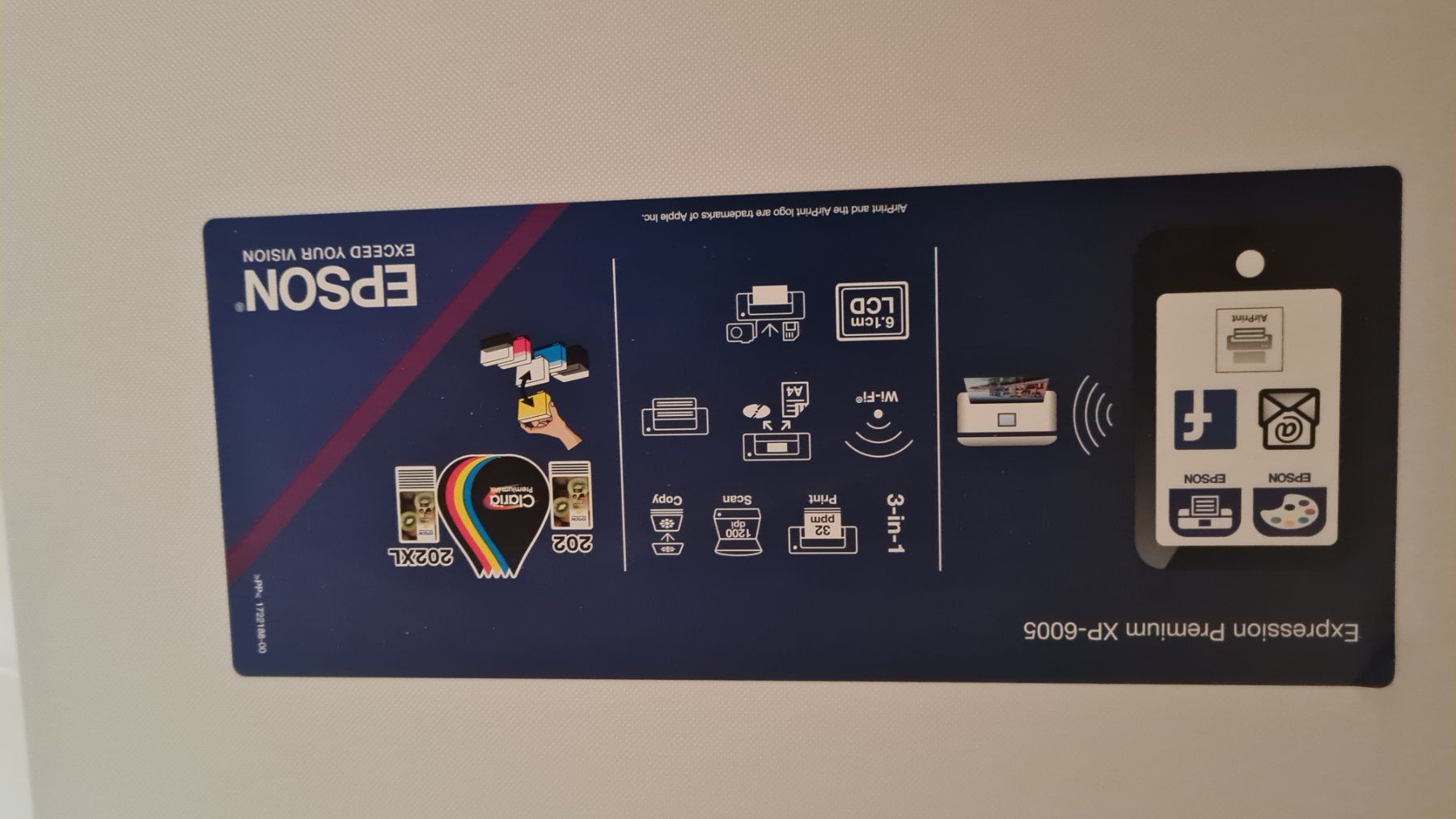 Epson Imprimantes: Epson XP 6005 – D'occasion à Fribourg par U_elle 1