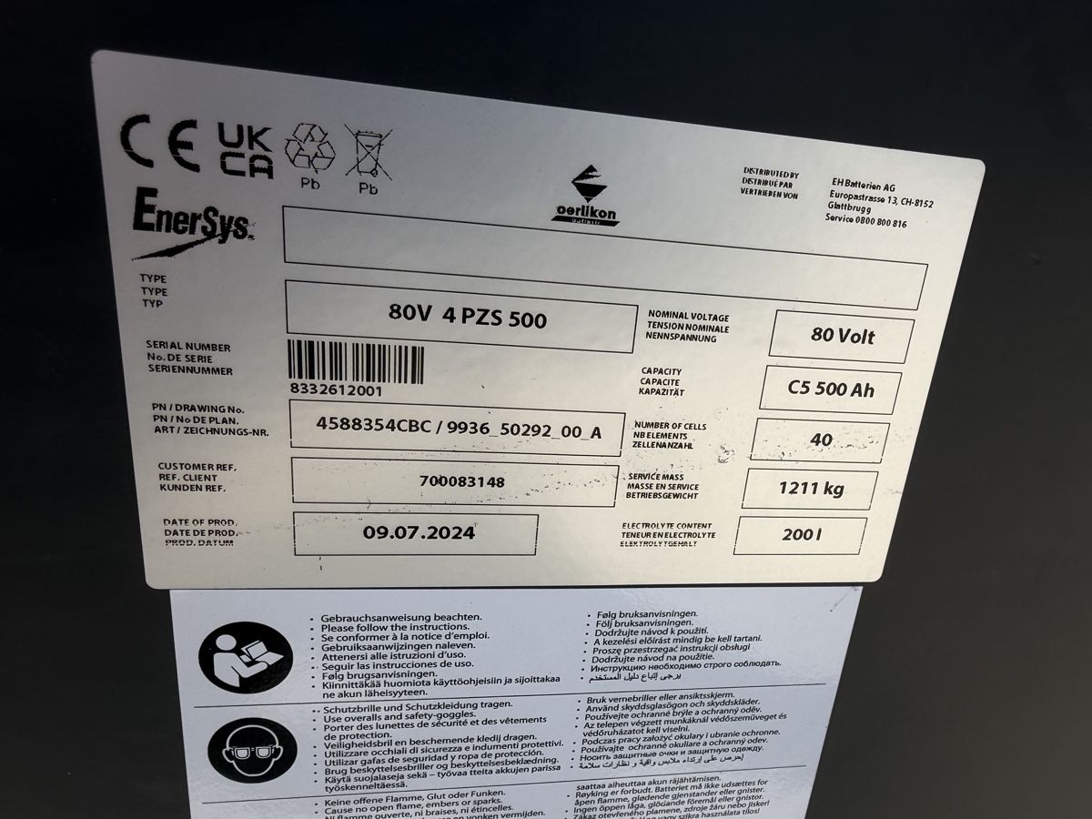Caricatori & Batterie: 80 Volt Staplerbatterie – Nuovo (secondo la descrizione) da Buchs SG venduto da cayenneturbo96 2