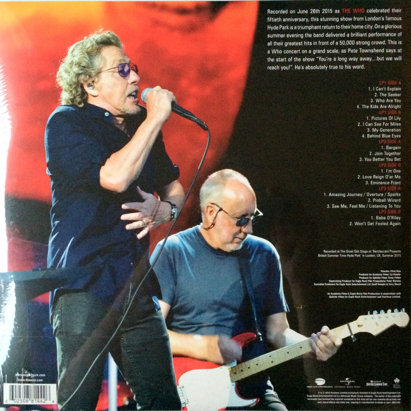 Schallplatten: THE WHO - LIVE IN HYDE PARK – Neu und originalverpackt aus Bottens von hotter-than-hell 1