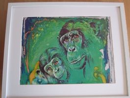 2 x Rolf Knie Kunstdrucke