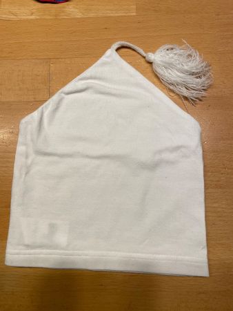 1 Stück Fasnacht Zipfelmütze weiss