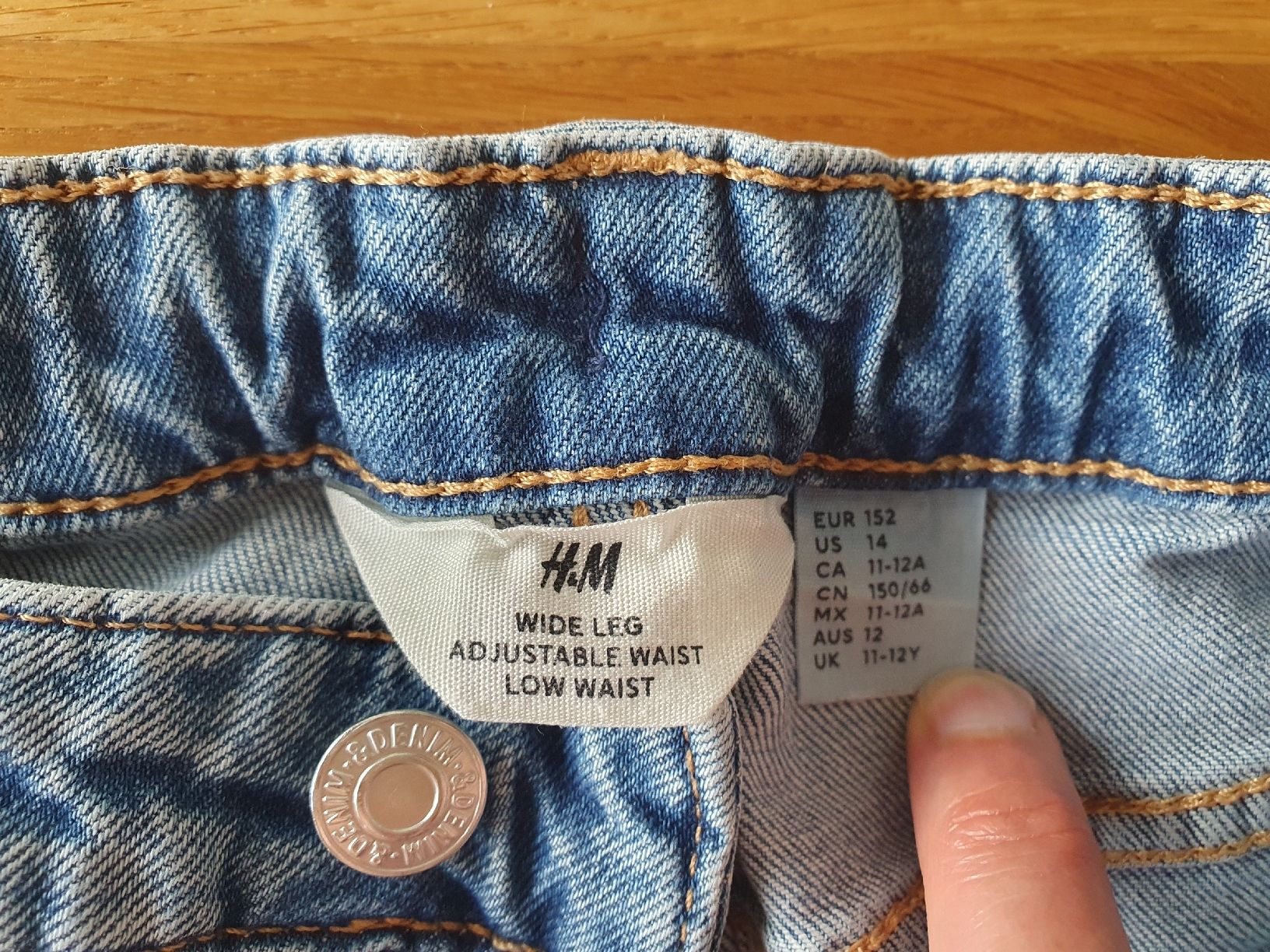 H&M Pantaloni: Jeans Wide leg Gr. 152 – Usato da Villars-sur-Glâne venduto da richardette 3
