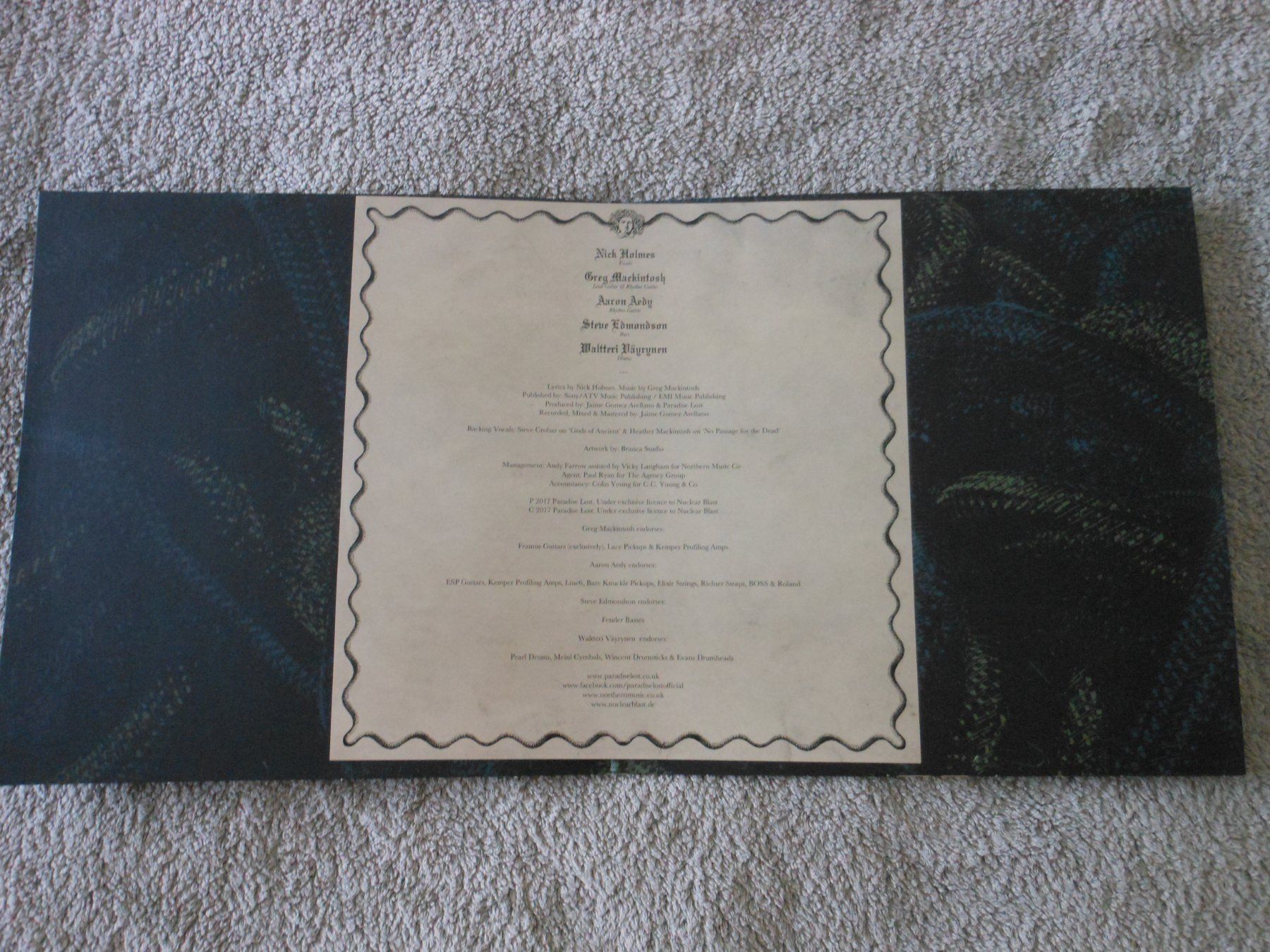 Vinyles: Paradise Lost – Medusa – D'occasion à Liebefeld par type013 2