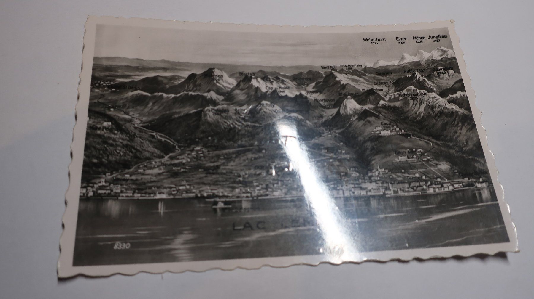 Cartoline postali: Lac léman Ile de Salagnon 1953 – Usato da Cormoret venduto da Pascalll2001 1