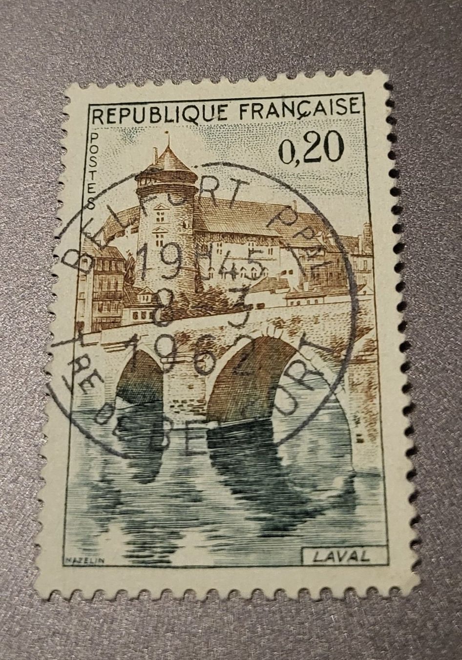 Tutti i francobolli: Frankreich 1962 briefmarke – Usato da St Gallen venduto da Stampsalshobby