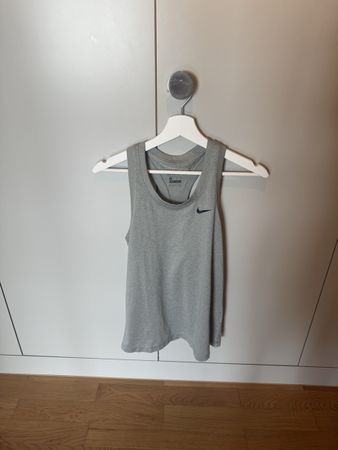 Nike Dri-FIT Tanktop, Graugrün, XS