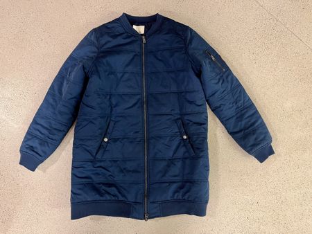 Roxy Damen Steppjacke / Long Bomber – Gr. M – Dunkelblau