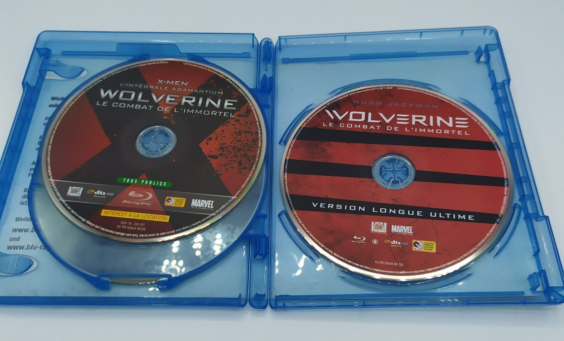 Tutti i DVDs: Blu Ray - Wolverine Le Combat de L`Immortel – Usato da Schlatt TG venduto da AndrTra 4