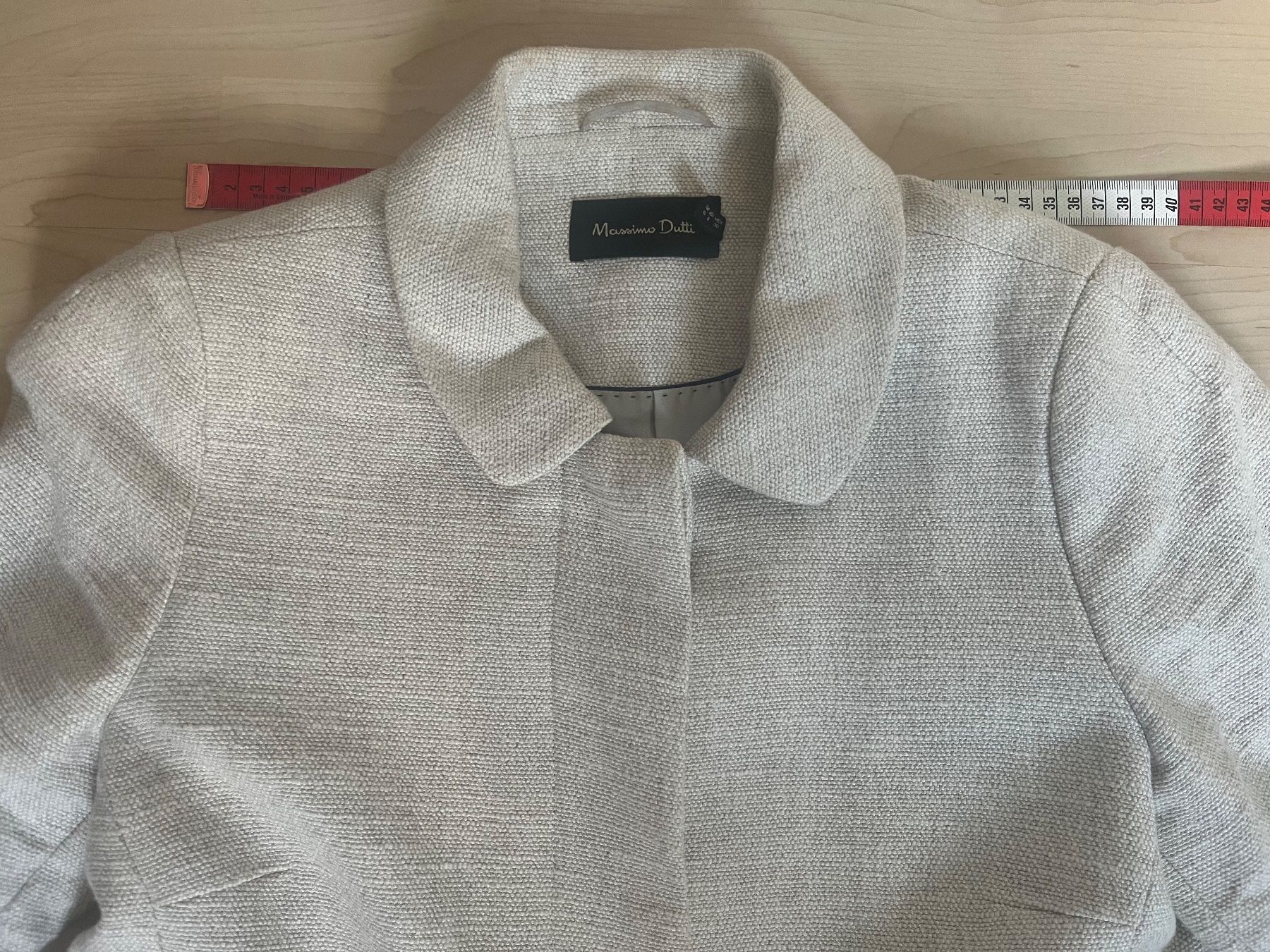Massimo Dutti Cappotti: Massimo Dutti: heller Sommermantel, Leinen/Baumwolle, M, 40 – Usato da Luzern venduto da ellitussi 6