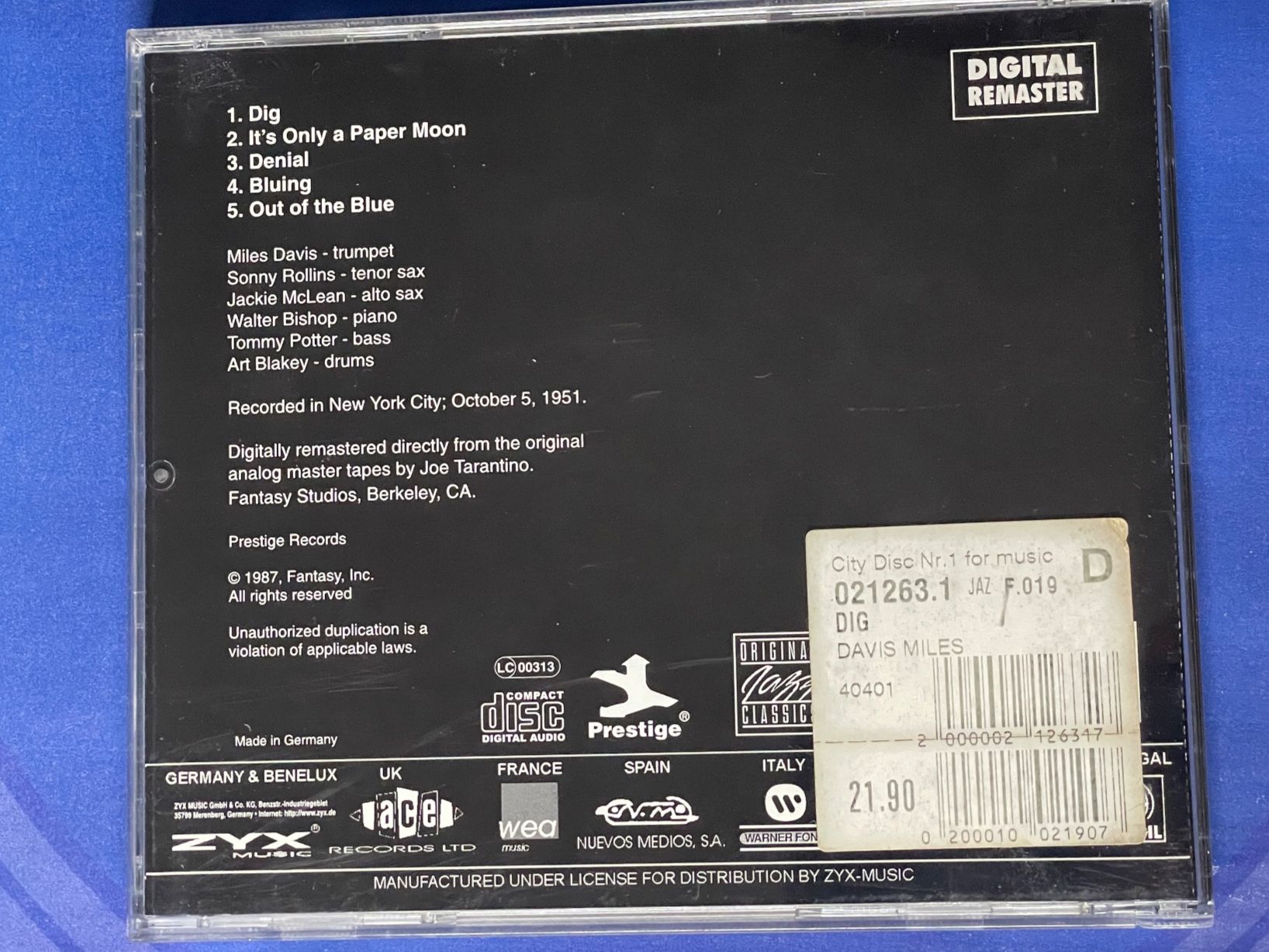 CD: Miles Davis Sonny Rollins – Usato da Muri b. Bern venduto da AdidasCollector 1