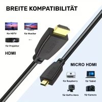 4K 1meter Micro HDMI zu HDMI Kabel  FullHD 3D