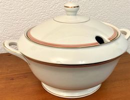 Suppenschüssel Soupière Porzellan Langenthal 1934 Dekor TOP