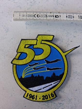 Flugzeug Patch, Jubiläum 55 Jahre mit Klett