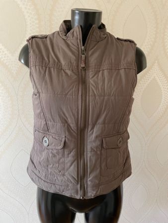 Gilet Weste Teddy's mauve gefüttert (Blumenmuster) Gr. M