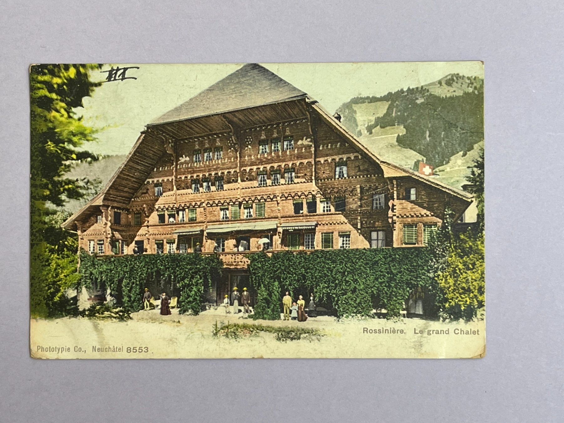 Cartoline postali: Rossinière - Le grand Chalet – Usato da Steg VS venduto da danwer74