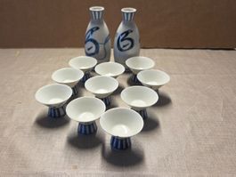 Japan Sake-Service Suishin 12-teilig Porzellan