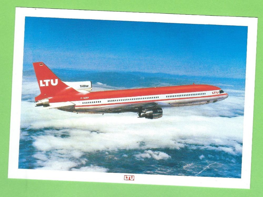 Cartoline postali: LTU Tristar L-1011-1 – Usato da Zürich venduto da t24_de