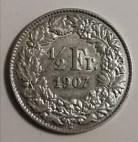 50 Rappen 1907 Silber
