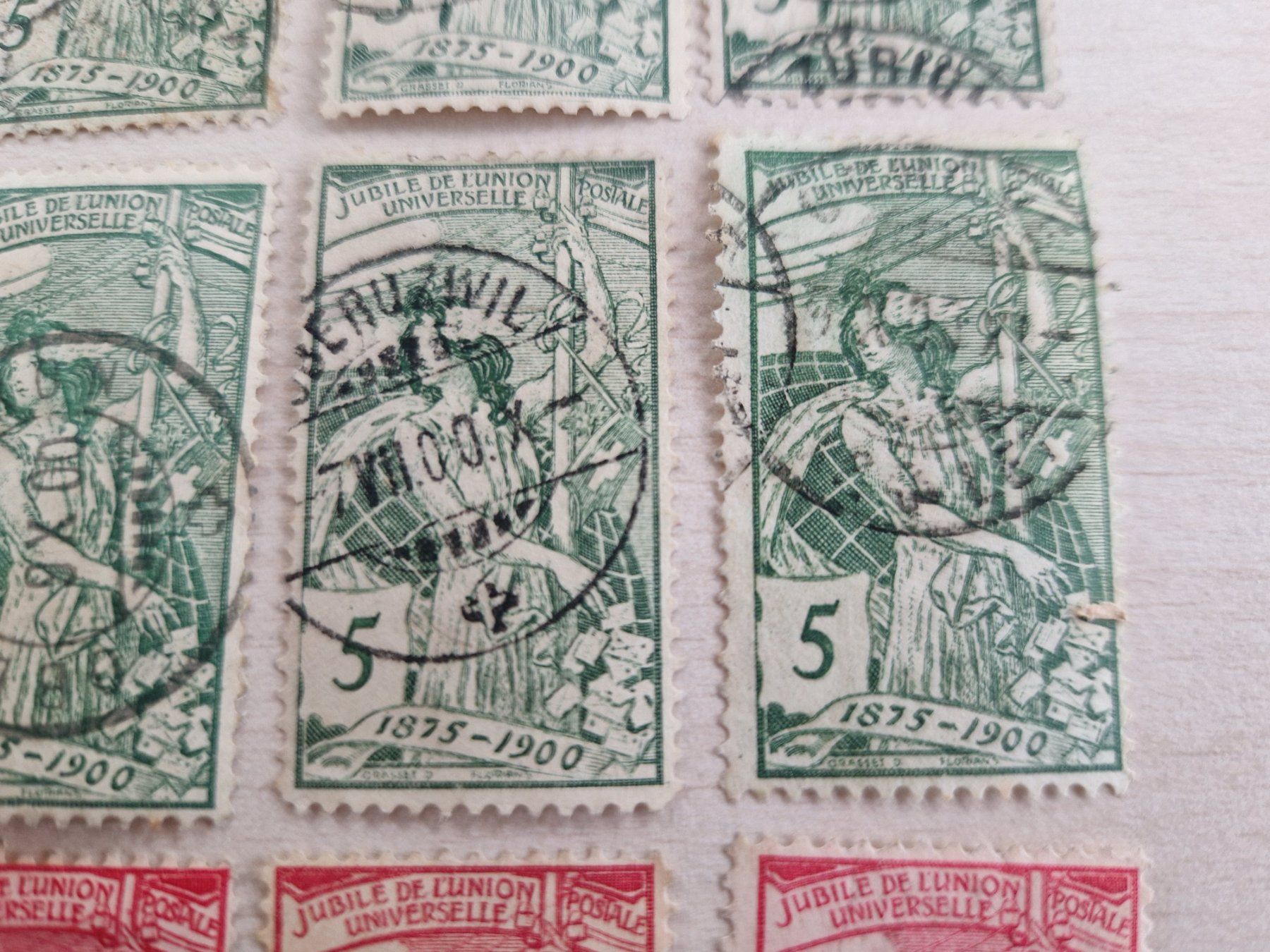 Alle Briefmarken: UPU Lot, ab 1.- – Gebraucht aus Burgdorf von Glossy01 3