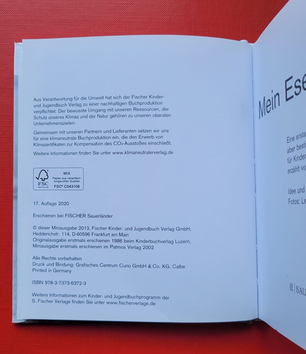 Bücher: Mein Esel Benjamin – Gebraucht aus Zürich von Avd 3