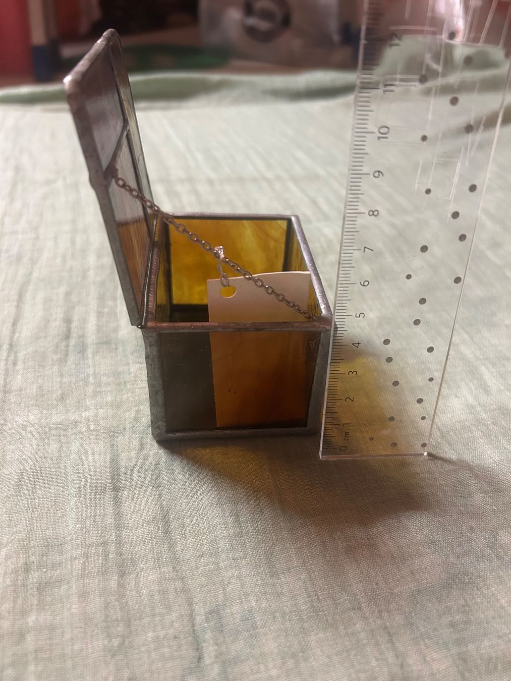 Bicchieri: John Burforf Glas Schmuckdose – Usato da Riehen venduto da S______ 1