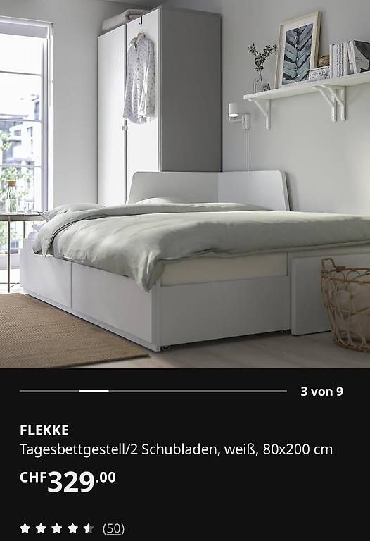 Ikea Letti: FLEKKE Tagesbettgestell – Usato da Neuendorf venduto da borns 2