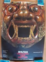 Bhutan "Festung der Götter  Plakat Museum der Kulturen Basel