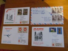 1Lot(4Stck) FL-FLUGPOST
