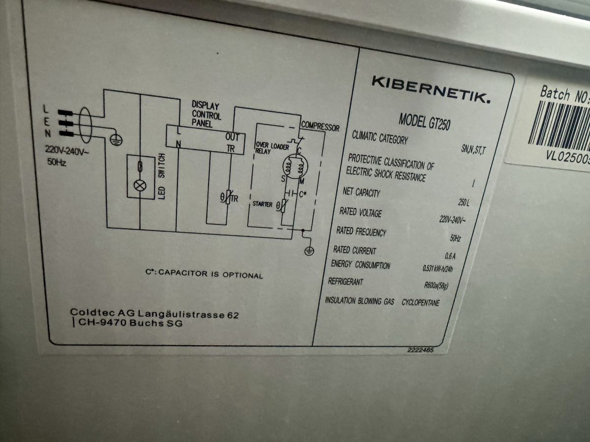 Congélateurs: Kibernetik 250L Gefriertruhe – D'occasion à Baltschieder par RS4-S4 2
