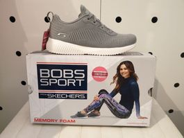 SKECHERS BOBS SPORT GREY     Gr. 39  / Innensohle 26 cm