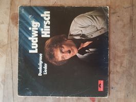 LP Ludwig Hirsch dunkegraue Lieder