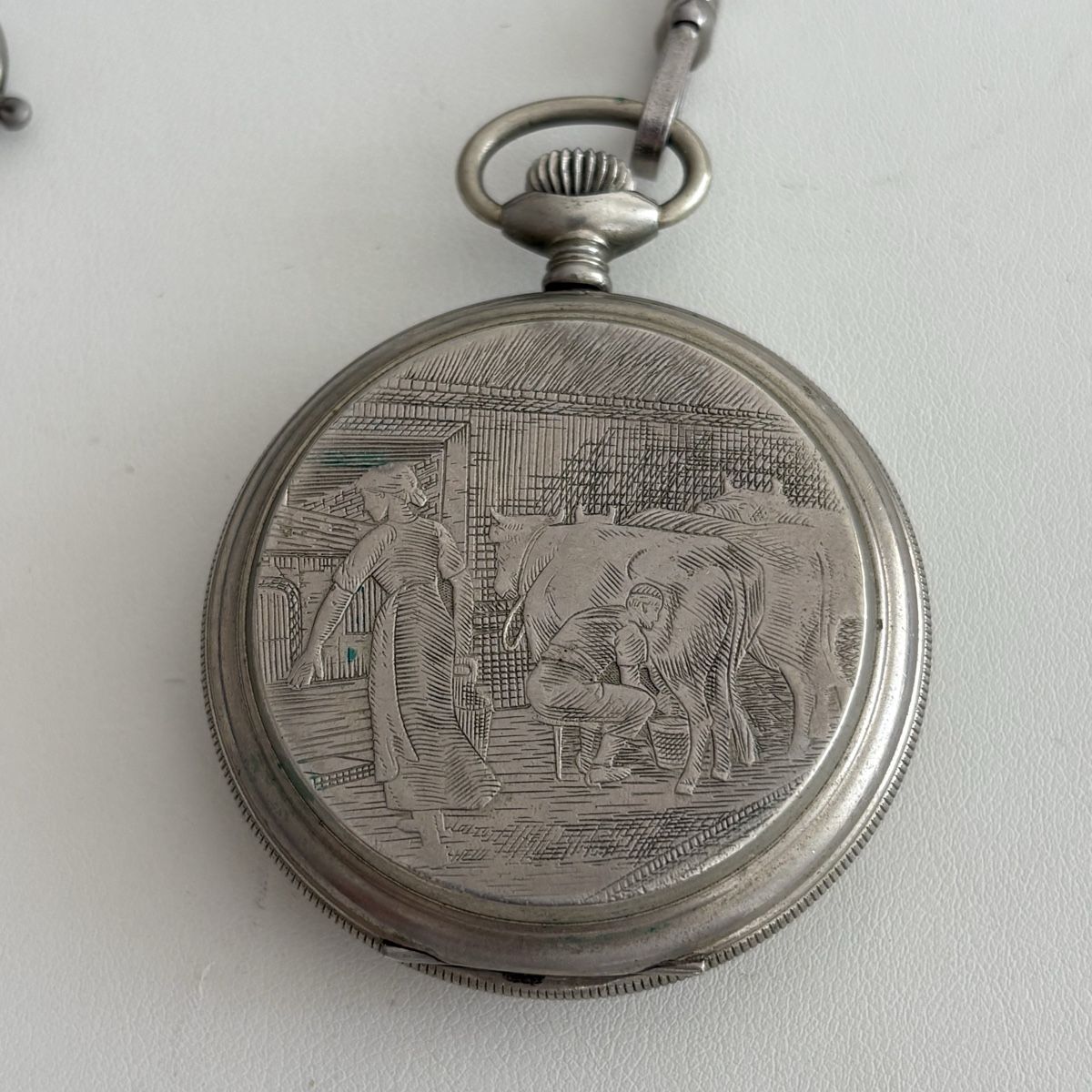 Orologi: Ergo Taschenuhr Kuh Ikone – Usato da Winterthur venduto da LaBodega 4