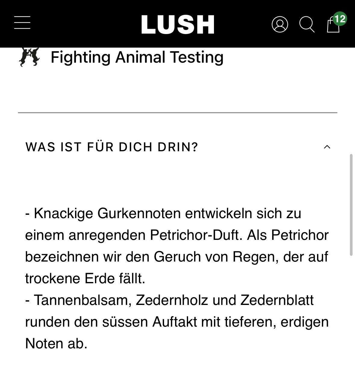 Lush Profumi & Eau de Toilette: Lush The Dew on Their Hems Eau de Parfum - Duftprobe - 2 ml – Usato da Zürich venduto da deruja 3