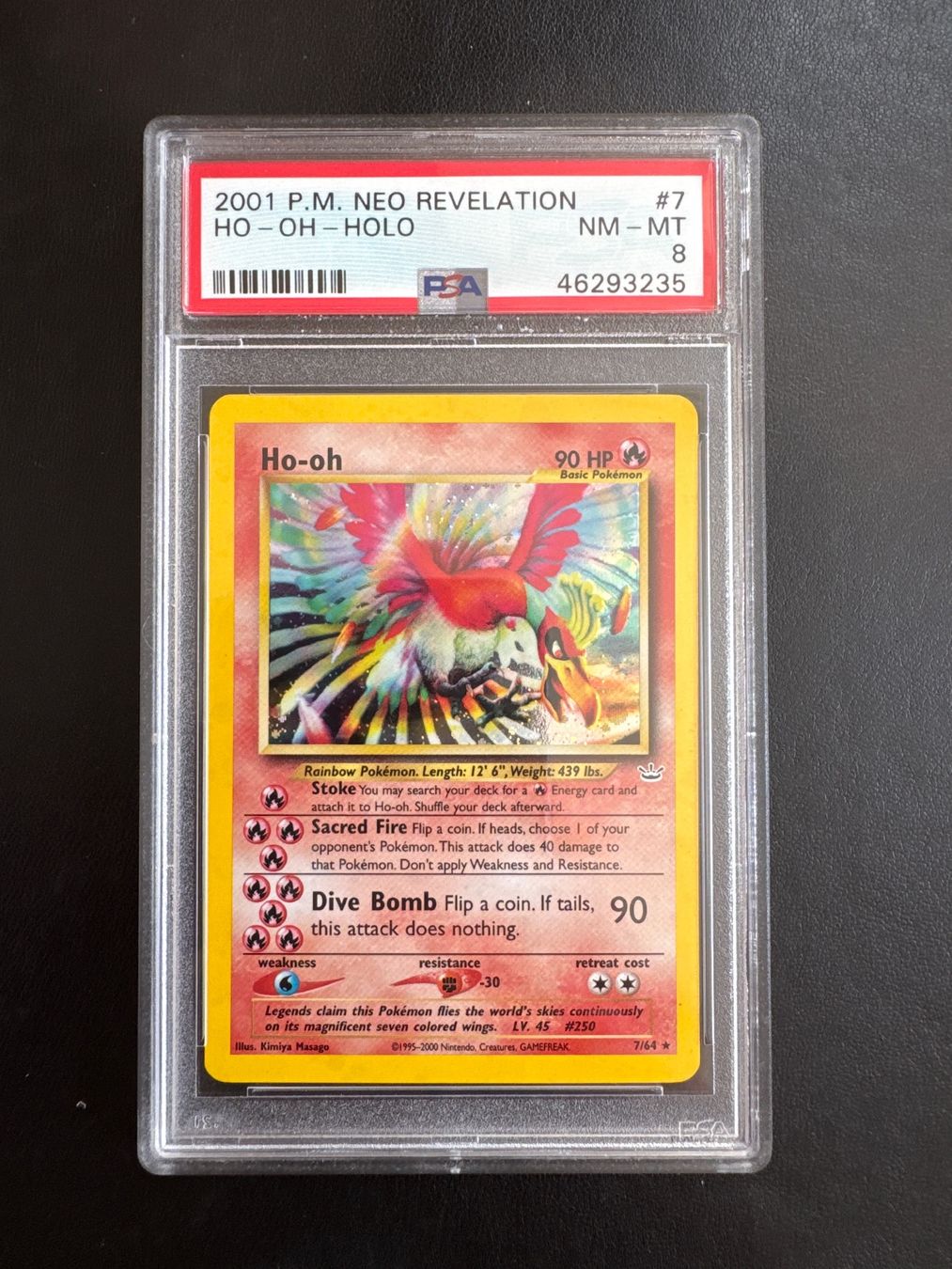 Pokémon Carte collezionabili: ho oh neo revelation psa 8 – Usato da Zürich venduto da 1Rarestack1